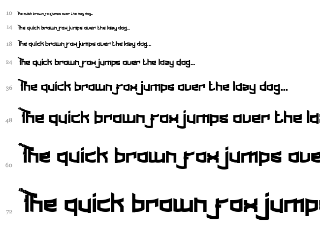 Milk Shake Fraise font waterfall